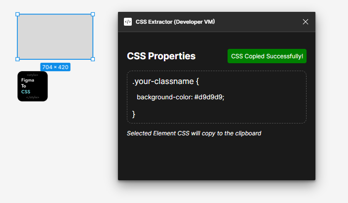 CSS Extractor Figma